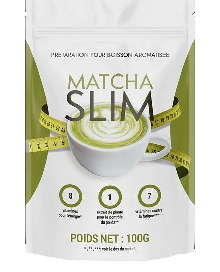 Un nouvel emballage pour le produit Matcha Slim en France